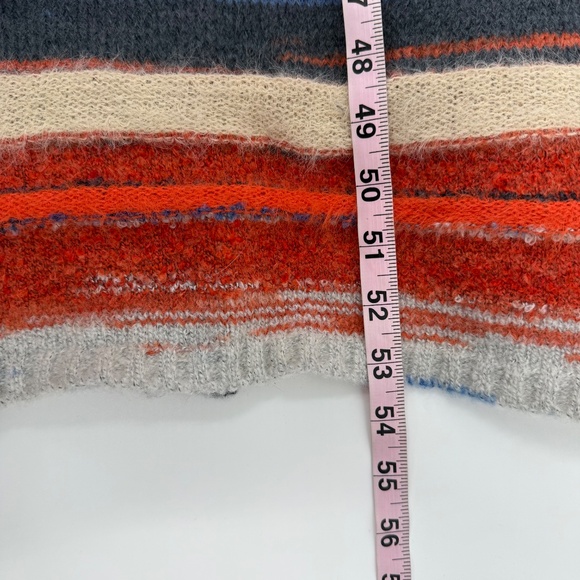 Fashion Nova Dress Women Large NEW Fave Sweater Maxi Orange Combo Long Sleeve - Picture 14 of 15